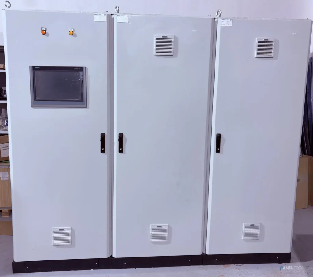 3 armoires industrielles Panel-Tronix avec IHM Siemens — Casablanca, Maroc