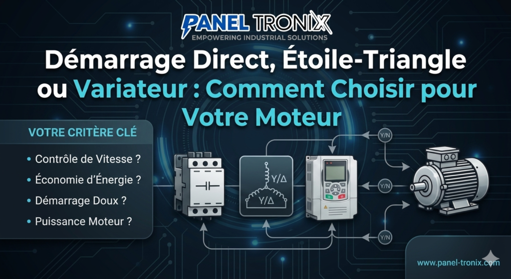 Démarrage Direct, Étoile-Triangle ou Variateur : Comment Choisir pour Votre Moteur