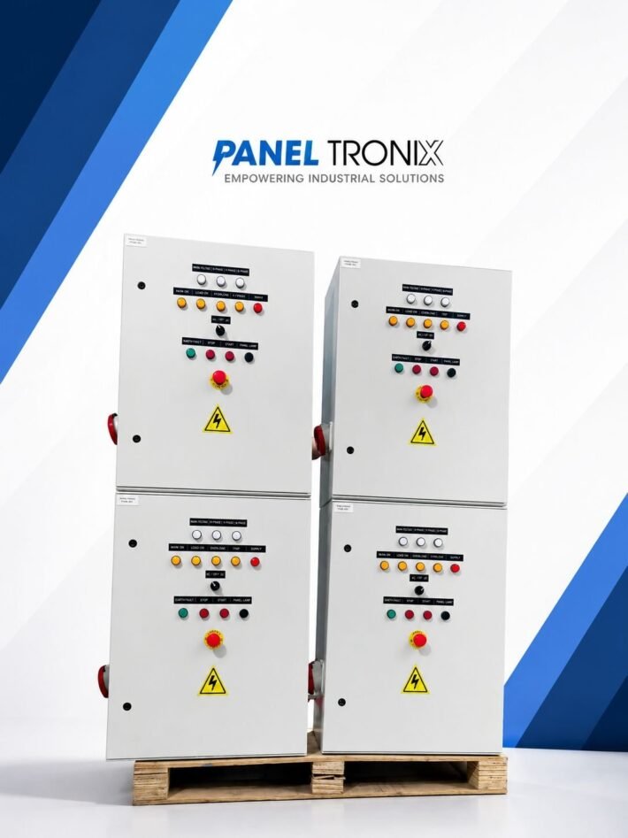 Coffrets de commande de vannes motorisées fabriqués par Panel-Tronix, tableautier au Maroc