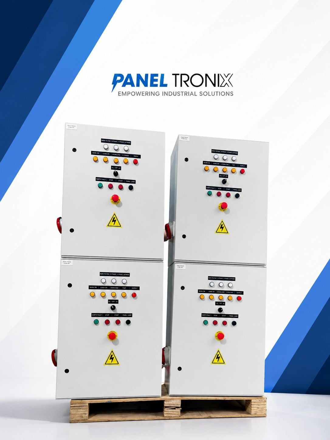 Coffrets de commande de vannes motorisées fabriqués par Panel-Tronix, tableautier au Maroc