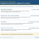 Empilement normatif applicable à un tableau électrique BT au Maroc : CEI 61439, NM 06.1.100, CEI 60204-1, règlement ONEE