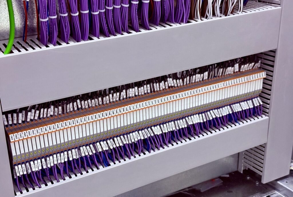 Façade des tableaux MCC d'automatisme de la station d'épuration OCP de Khouribga — Panel-Tronix