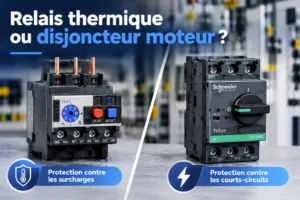 Relais thermique ou disjoncteur moteur
